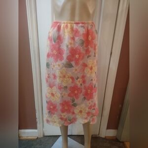 Koret dress women's size 22wp floral skirt